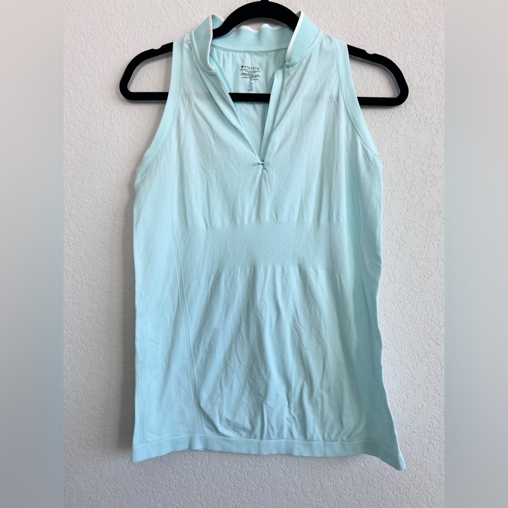 Athleta Momentum Polo Tank Top Size Medium